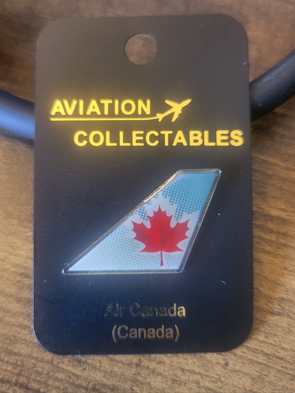 Air Canada Maple Leaf Tail Pin - Red & White